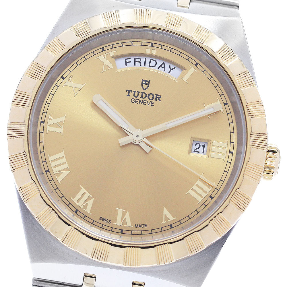 TUDOR 28603 Royal Day-Date YG Combination Automatic Men's Watch