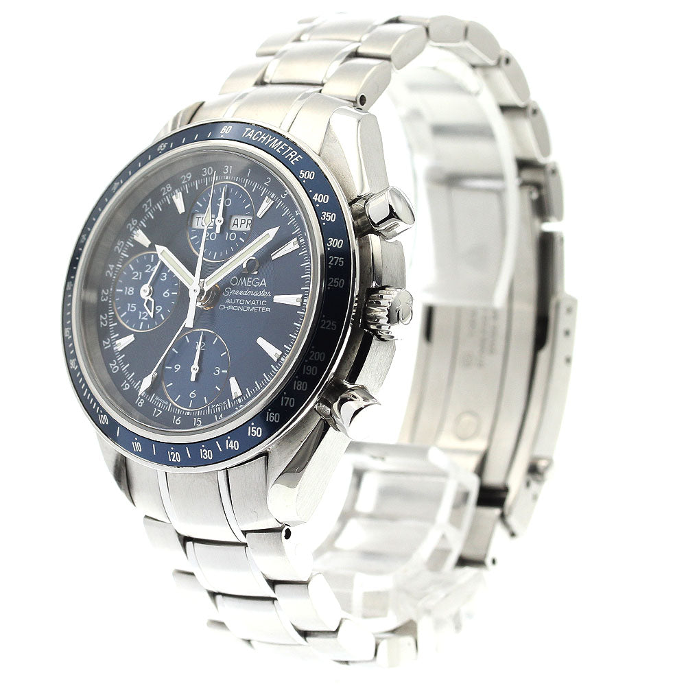 OMEGA 3222.80 Speedmaster Triple Calendar Chronograph Automatic Men's Watch (Good Condition)