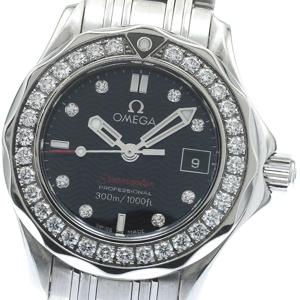 OMEGA 212.15.28.61.51.001 Seamaster 300 Diamond Bezel 8P Quartz Ladies Watch