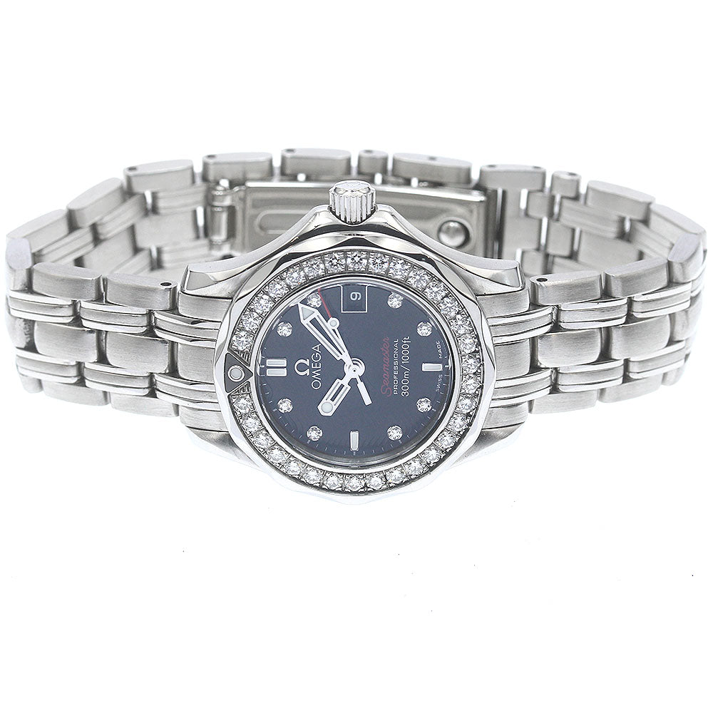 OMEGA 212.15.28.61.51.001 Seamaster 300 Diamond Bezel 8P Quartz Ladies Watch