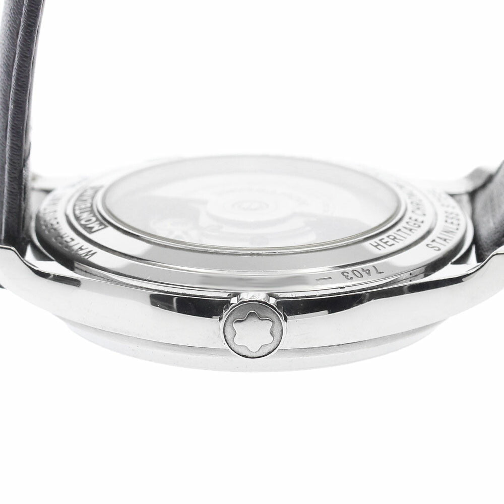 MONTBLANC 7403 Heritage Chronometry Twin Counter Date Automatic Men's Watch
