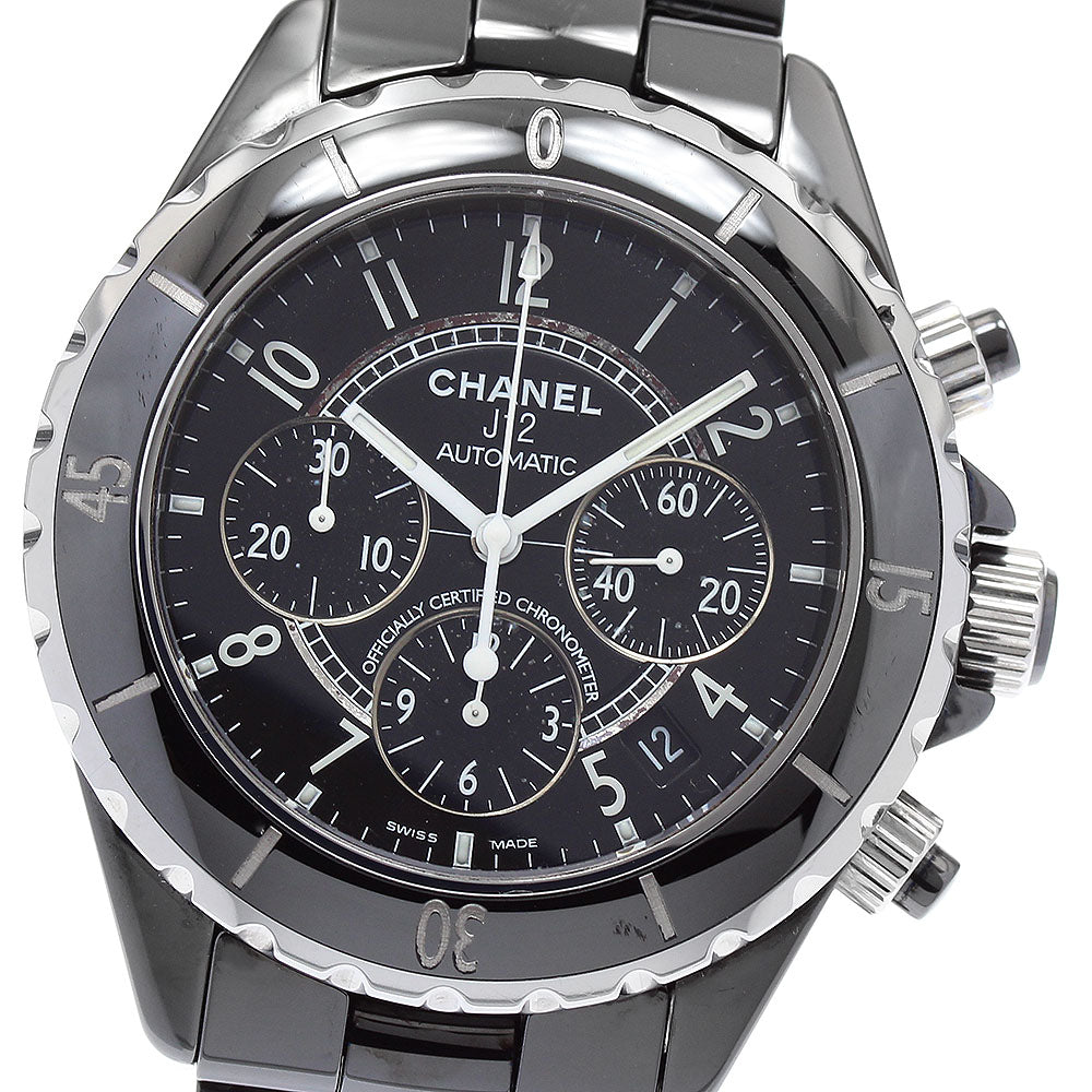 CHANEL H0940 J12 41MM Black Ceramic Chronograph Automatic Men's Watch