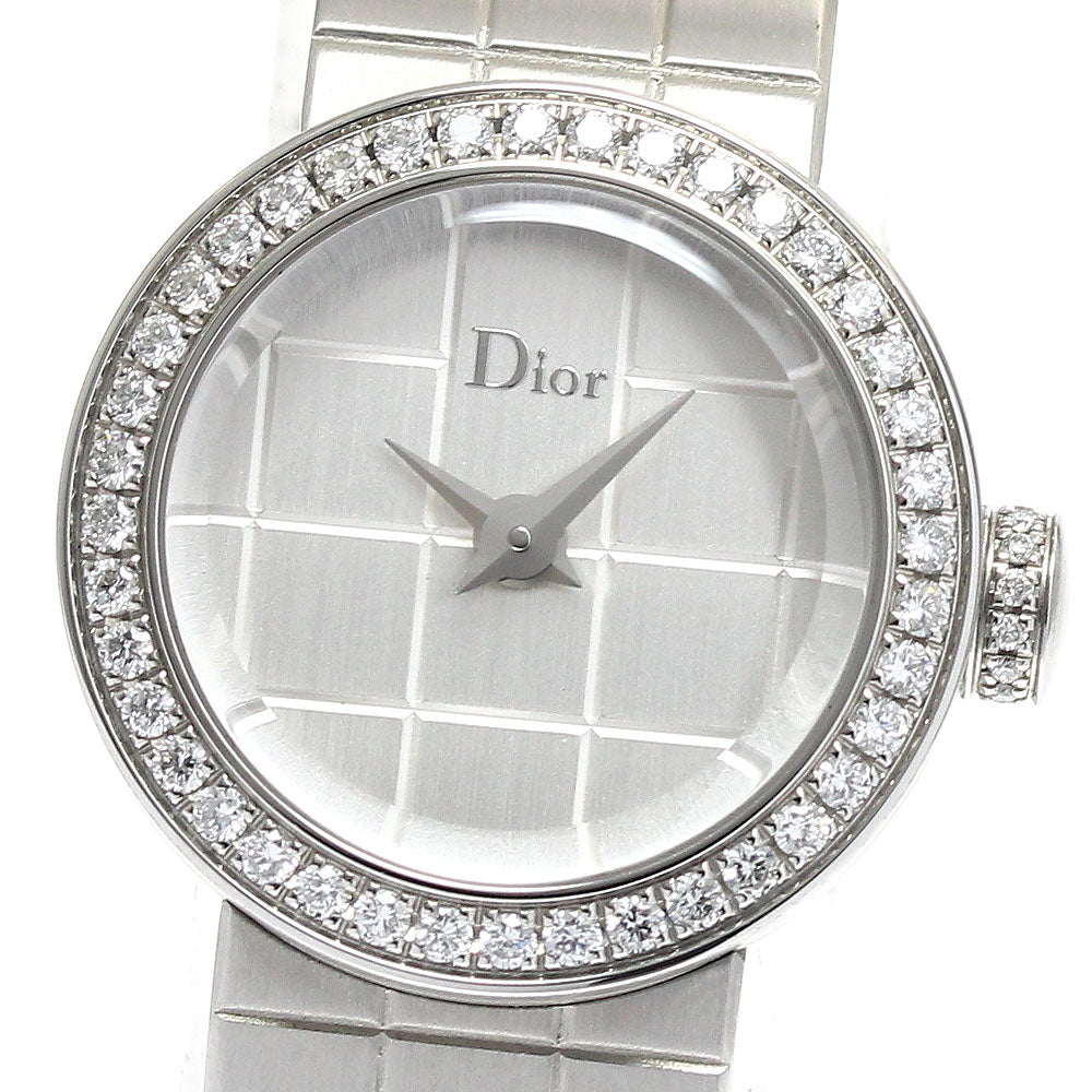 Dior CD040111 La Die de Diamond Bezel Quartz Women's Watch (Good Condition)