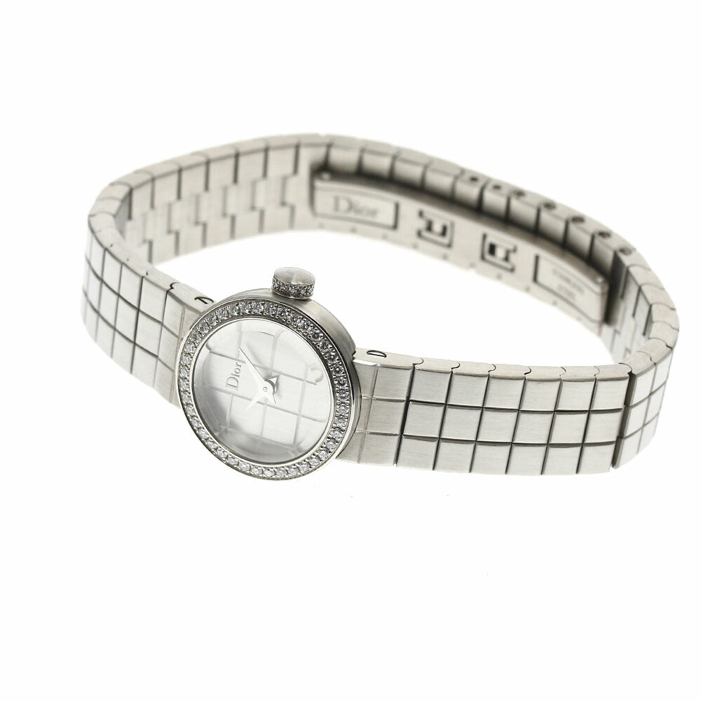 Dior CD040111 La Die de Diamond Bezel Quartz Women's Watch (Good Condition)