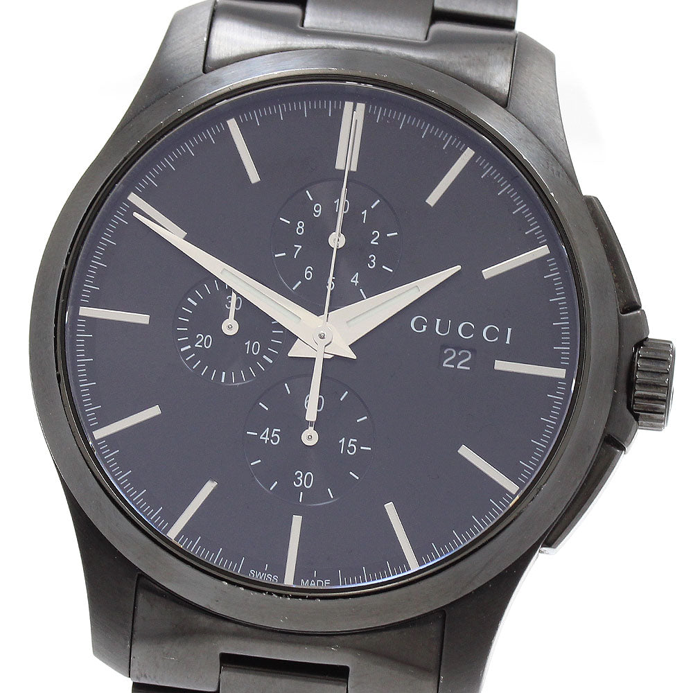 GUCCI 126.2/YA126274 G-Timeless Chronograph Quartz Men's Watch with Box and Warranty Card