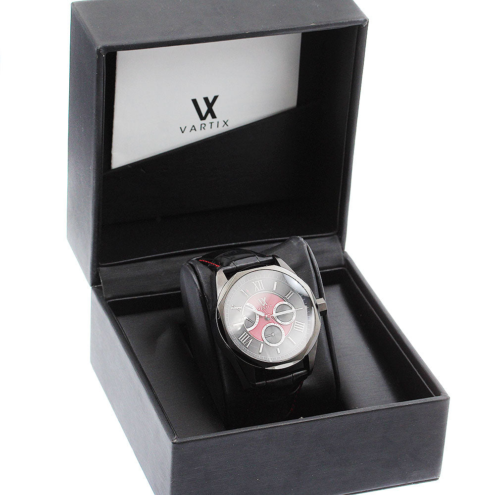 VARTIX PR02B ALIVE Day-Date Power Reserve Automatic Men's Watch Excellent Condition with Inner Box