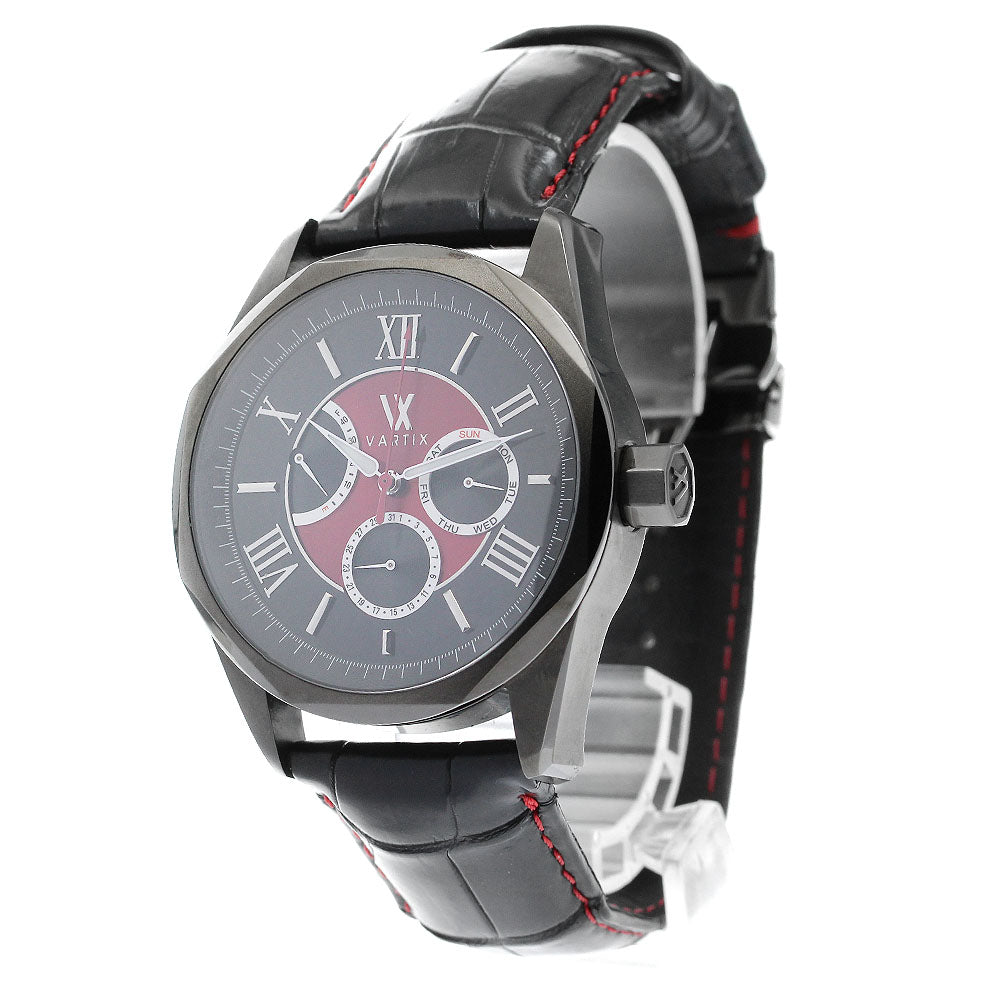 VARTIX PR02B ALIVE Day-Date Power Reserve Automatic Men's Watch Excellent Condition with Inner Box