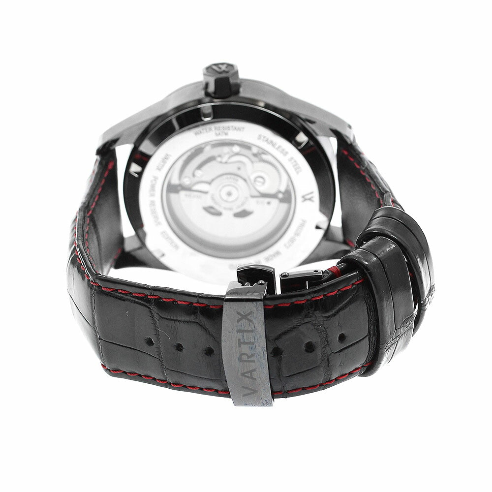 VARTIX PR02B ALIVE Day-Date Power Reserve Automatic Men's Watch Excellent Condition with Inner Box