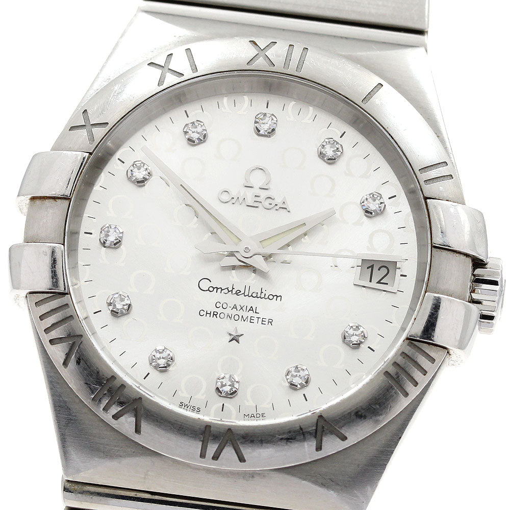 OMEGA 123.10.35.20.52.002 Constellation 11P Diamond Date Co-Axial Chronometer Automatic Men's Watch