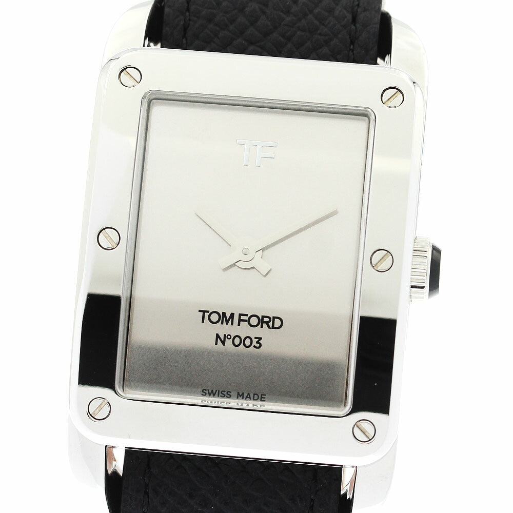 TOM FORD TFT003003 N.003 Timepiece Series Quartz Men's Watch Excellent Condition with Box and Warranty Card