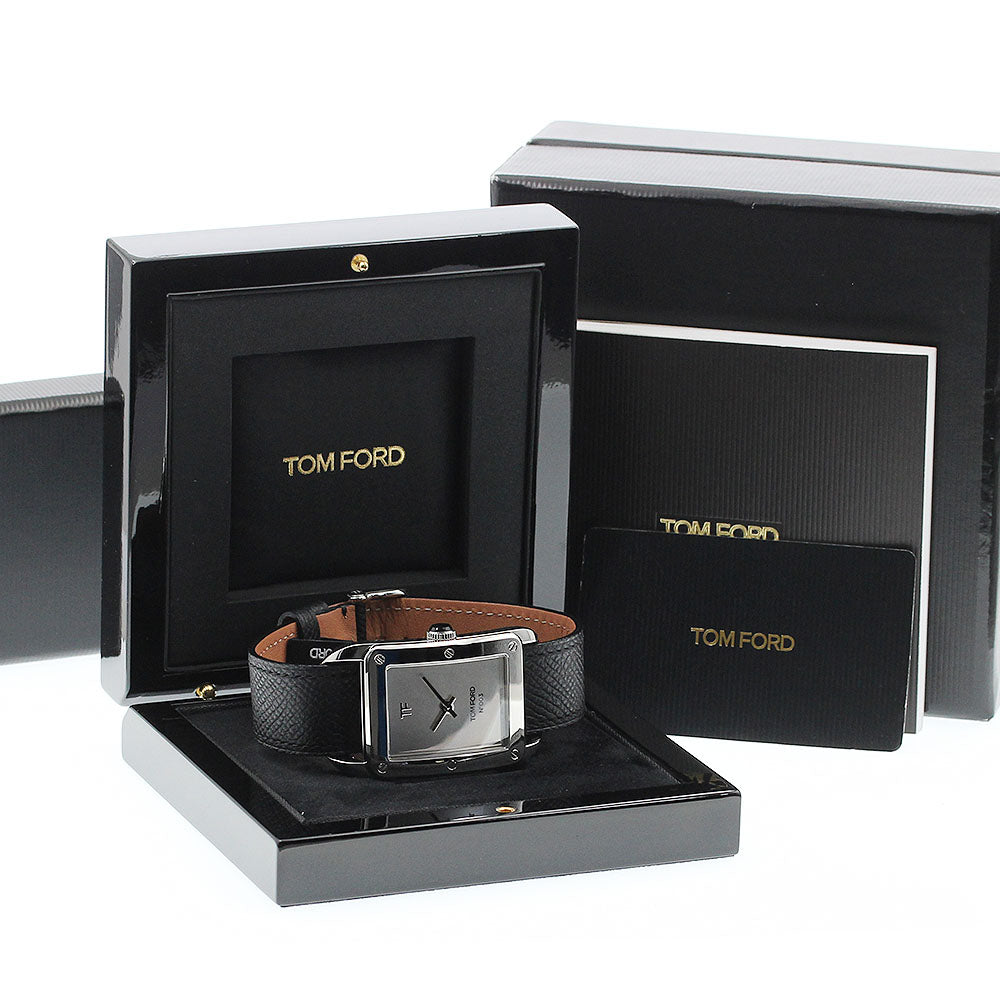TOM FORD TFT003003 N.003 Timepiece Series Quartz Men's Watch Excellent Condition with Box and Warranty Card