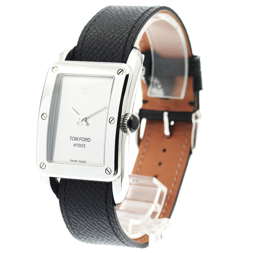 TOM FORD TFT003003 N.003 Timepiece Series Quartz Men's Watch Excellent Condition with Box and Warranty Card