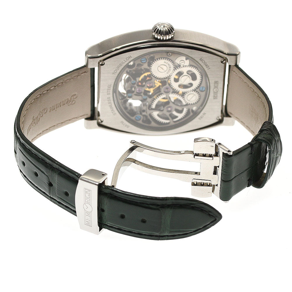 MEMORIGIN MO0401 Reika Tourbillon Diamond Hand-wound Men's Watch Excellent Condition with Box and Warranty Card