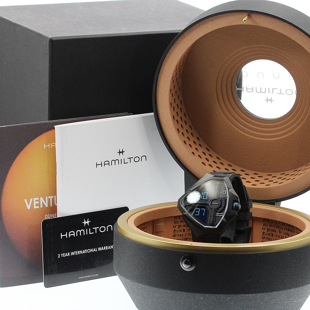HAMILTON H24624330 Ventura Edge Dune Limited Edition Limited to 2000 pieces worldwide Quartz Men's Excellent Condition with Box and Warranty Card