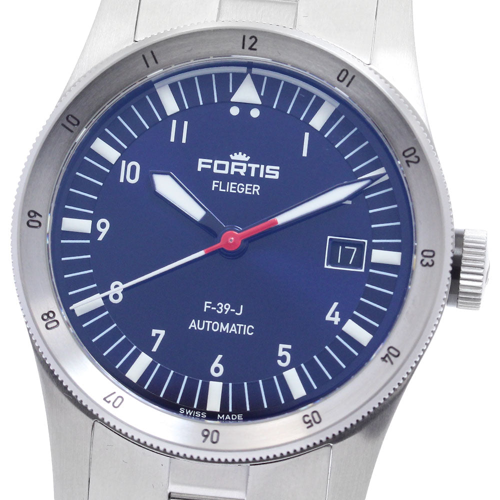 FORTIS W.422.0023 Flieger Date Automatic Men's Watch Excellent Condition with Box