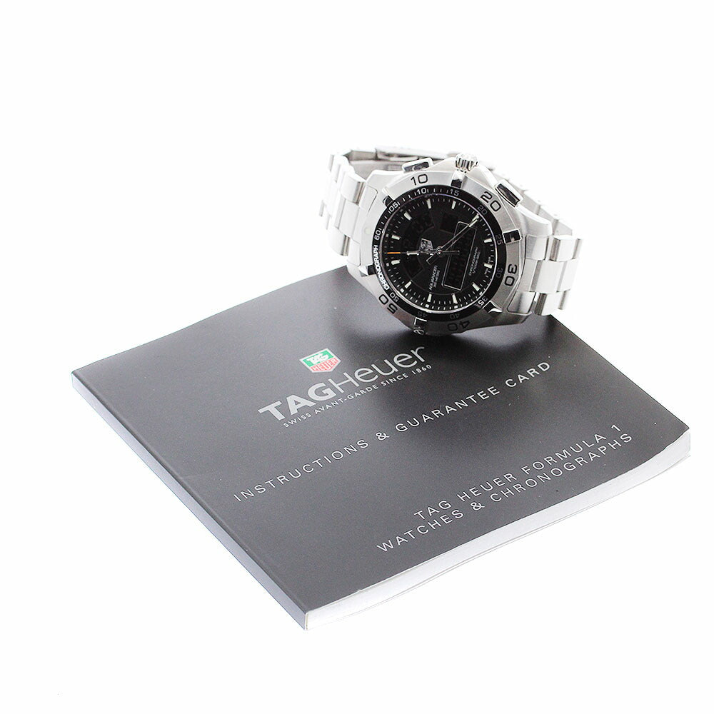 TAG Heuer CAF1010 Aquaracer Chronotimer Quartz Men's Watch with Warranty