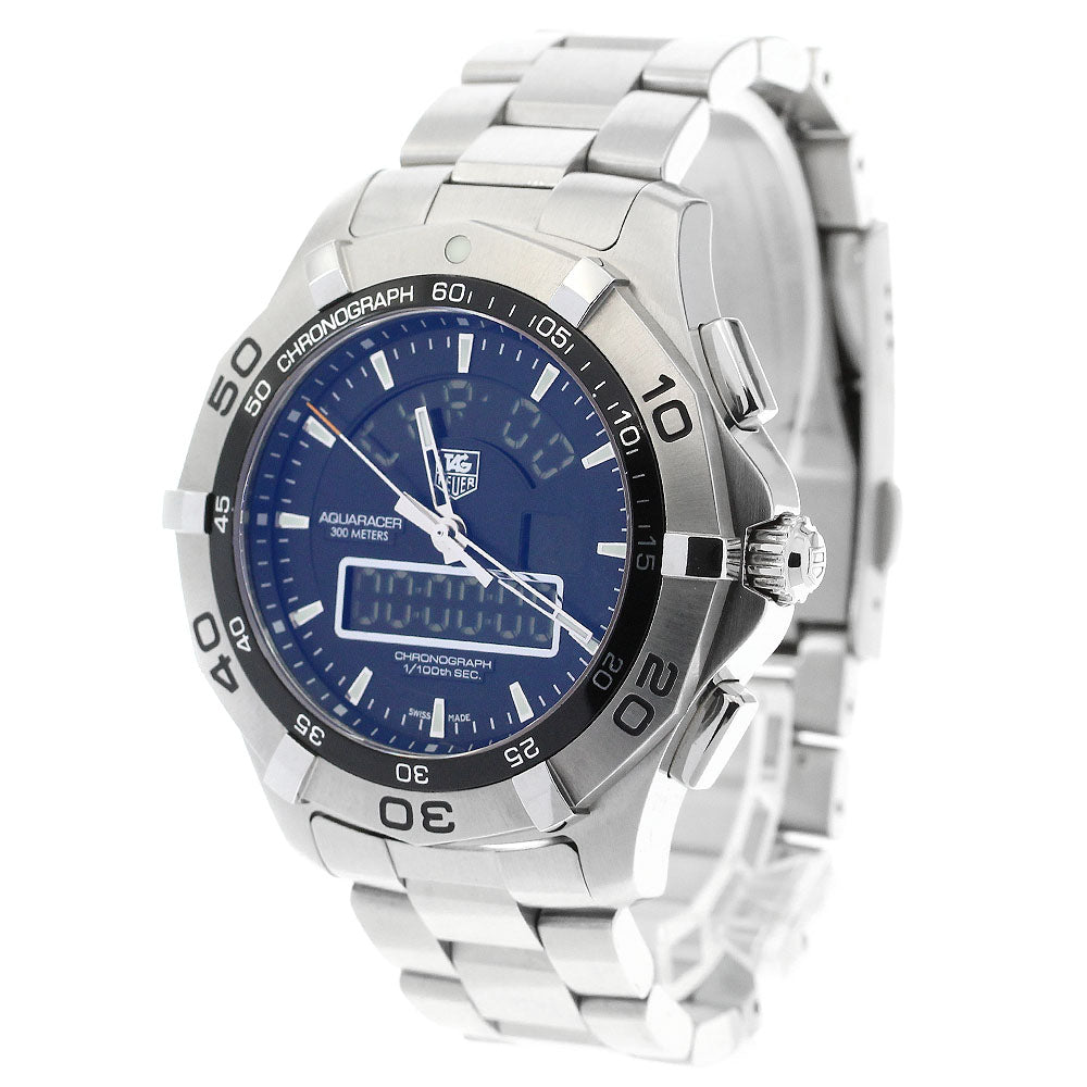 TAG Heuer CAF1010 Aquaracer Chronotimer Quartz Men's Watch with Warranty