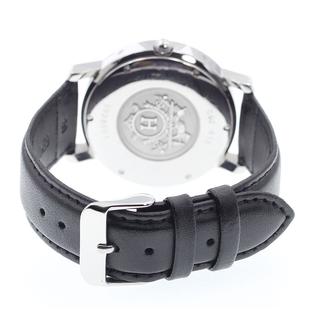 HERMES CL2.810 Clipper Date Automatic Men's Watch Excellent Condition