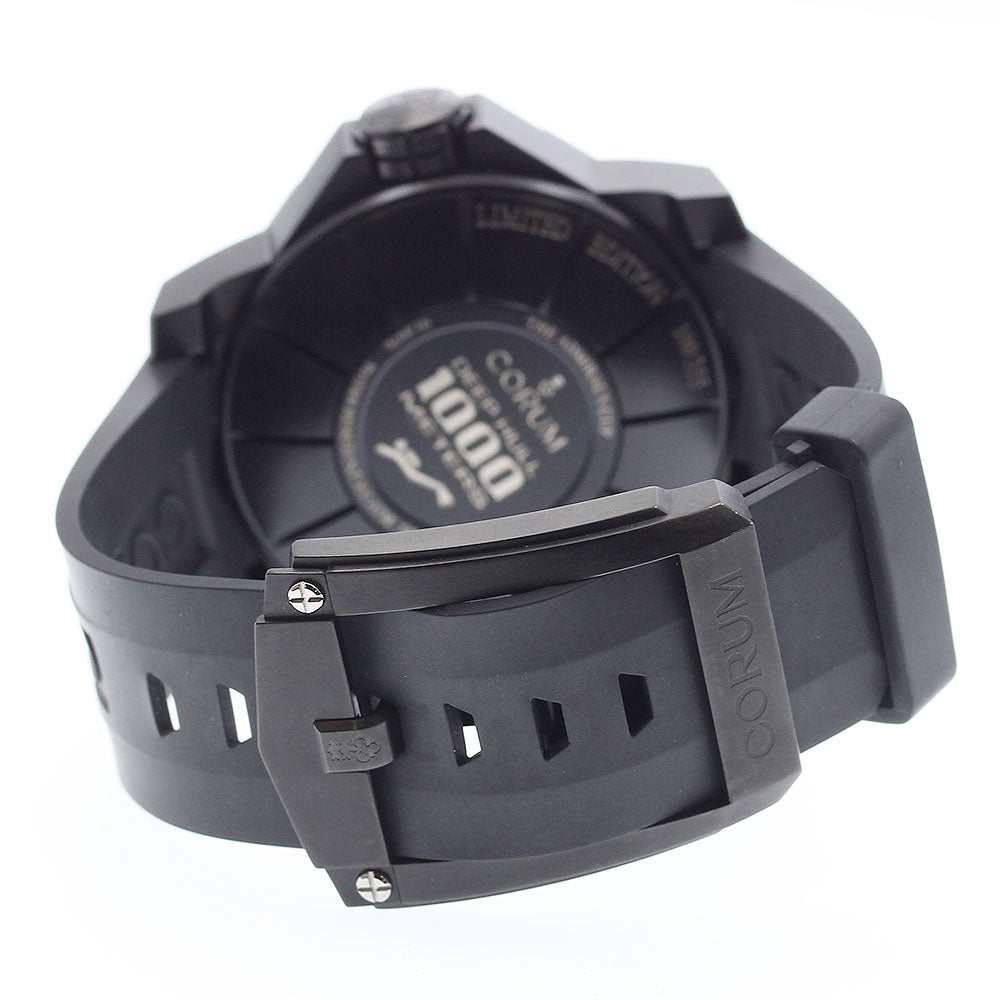 CORUM 947.950.94/0371AN22 Admiral's Cup Seafender Deep Hull Day-Date Automatic Men's Watch Excellent Condition with Warranty.