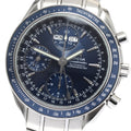 OMEGA 3222.80 Speedmaster Triple Calendar Chronograph Automatic Men's Watch with Warranty Card
