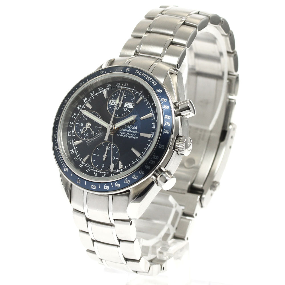 OMEGA 3222.80 Speedmaster Triple Calendar Chronograph Automatic Men's Watch with Warranty Card