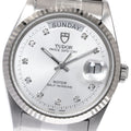 TUDOR 76214 Prince Date-Day 10P Diamond WG Bezel Automatic Men's Watch