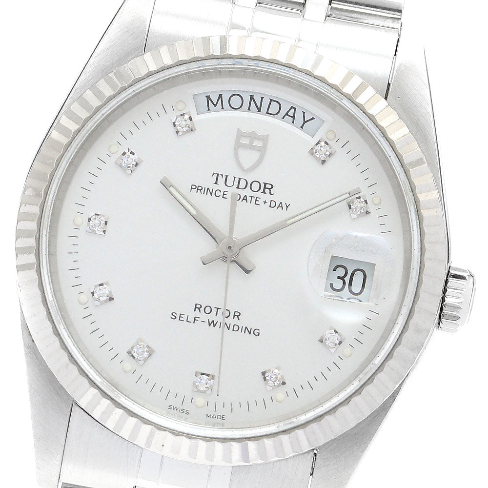 TUDOR 76214 Prince Date-Day 10-Diamond Automatic Men's Watch
