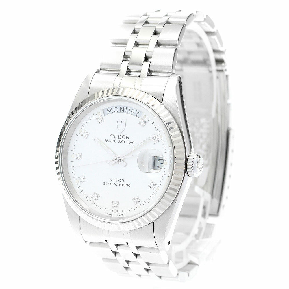 TUDOR 76214 Prince Date-Day 10-Diamond Automatic Men's Watch