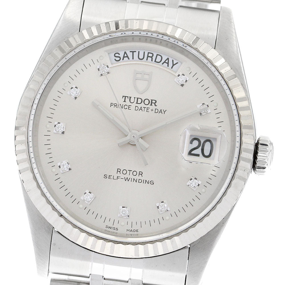 TUDOR 76214 Prince Date-Day 10-Diamond Automatic Men's Watch