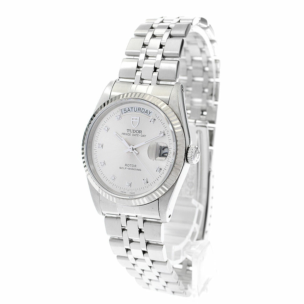 TUDOR 76214 Prince Date-Day 10-Diamond Automatic Men's Watch