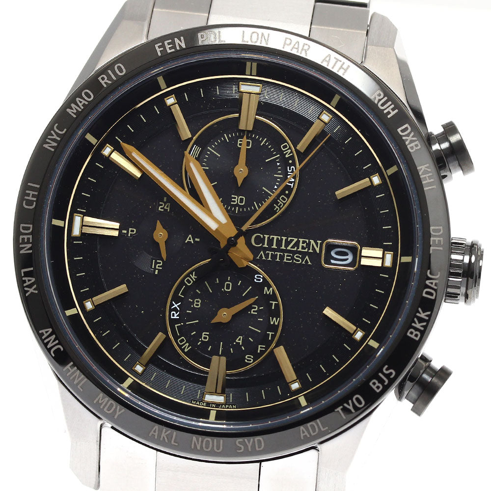 CITIZEN AT8184-57E/H800-A1CN209 Attesa Eco-Drive Limited Edition (1300 pieces) Solar Radio-Controlled Men's Watch Excellent Condition with Box and Warranty.