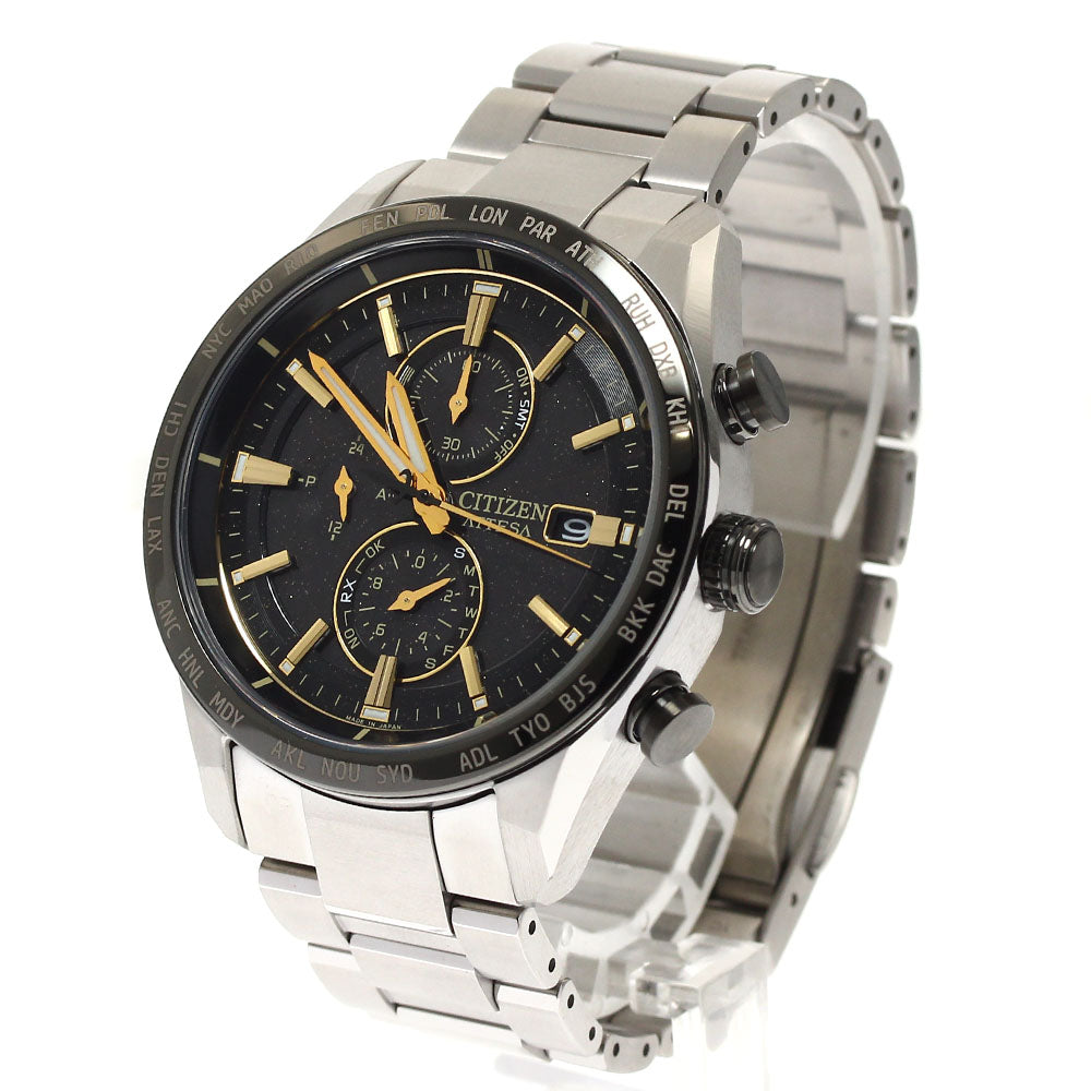 CITIZEN AT8184-57E/H800-A1CN209 Attesa Eco-Drive Limited Edition (1300 pieces) Solar Radio-Controlled Men's Watch Excellent Condition with Box and Warranty.