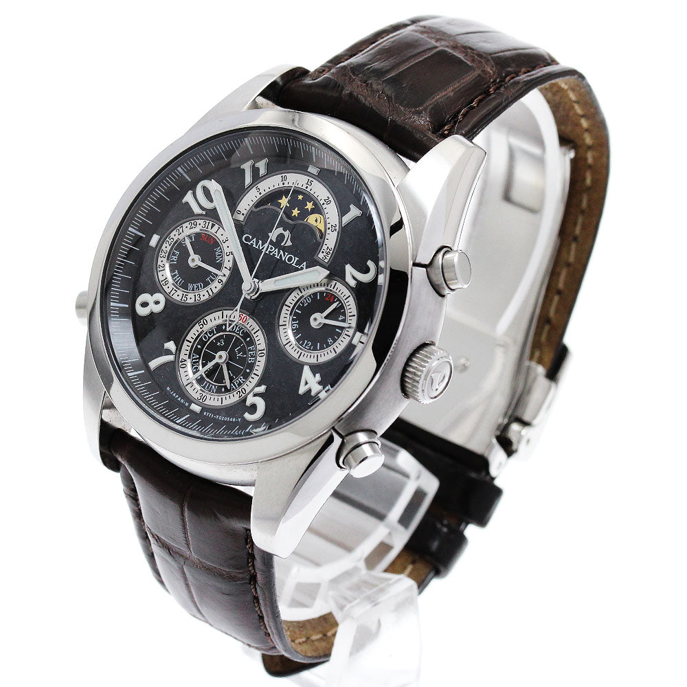CITIZEN CTR57-1091/6771-T010768TA Campanola Grand Complication Black Oak Quartz Men's Excellent Condition with Box and Warranty.