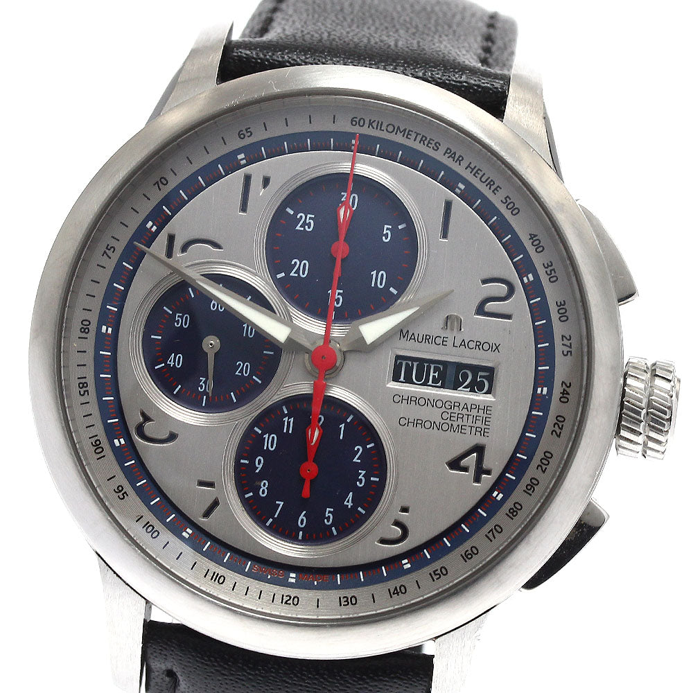 MAURICE LACROIX MP6018 Masterpiece Master Chronograph Day-Date Automatic Men's Watch