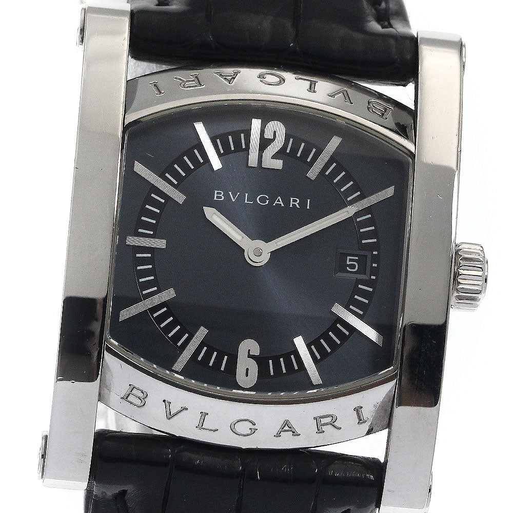 BVLGARI AA39S Assioma Date Quartz Boys' Watch with Warranty