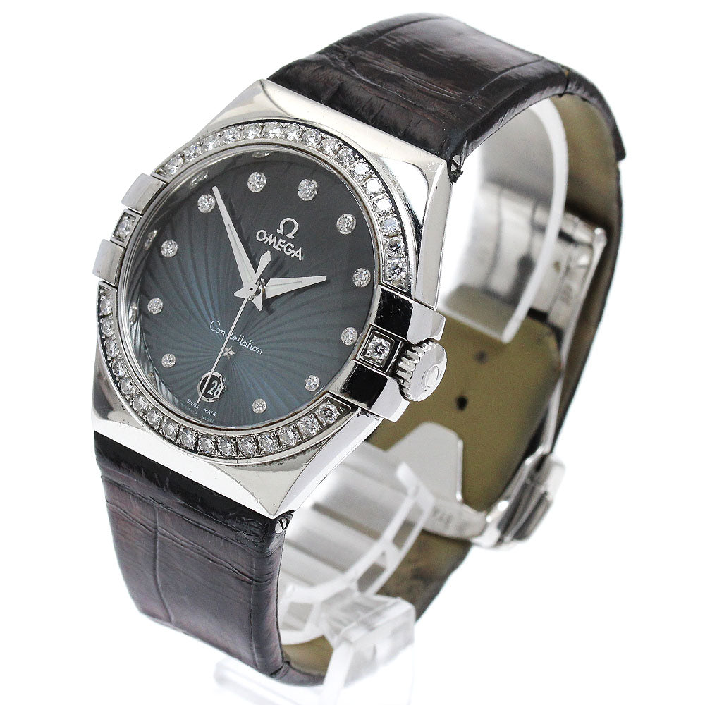 OMEGA 123.18.35.60.56.001 Constellation 11P Diamond Diamond Bezel Quartz Ladies