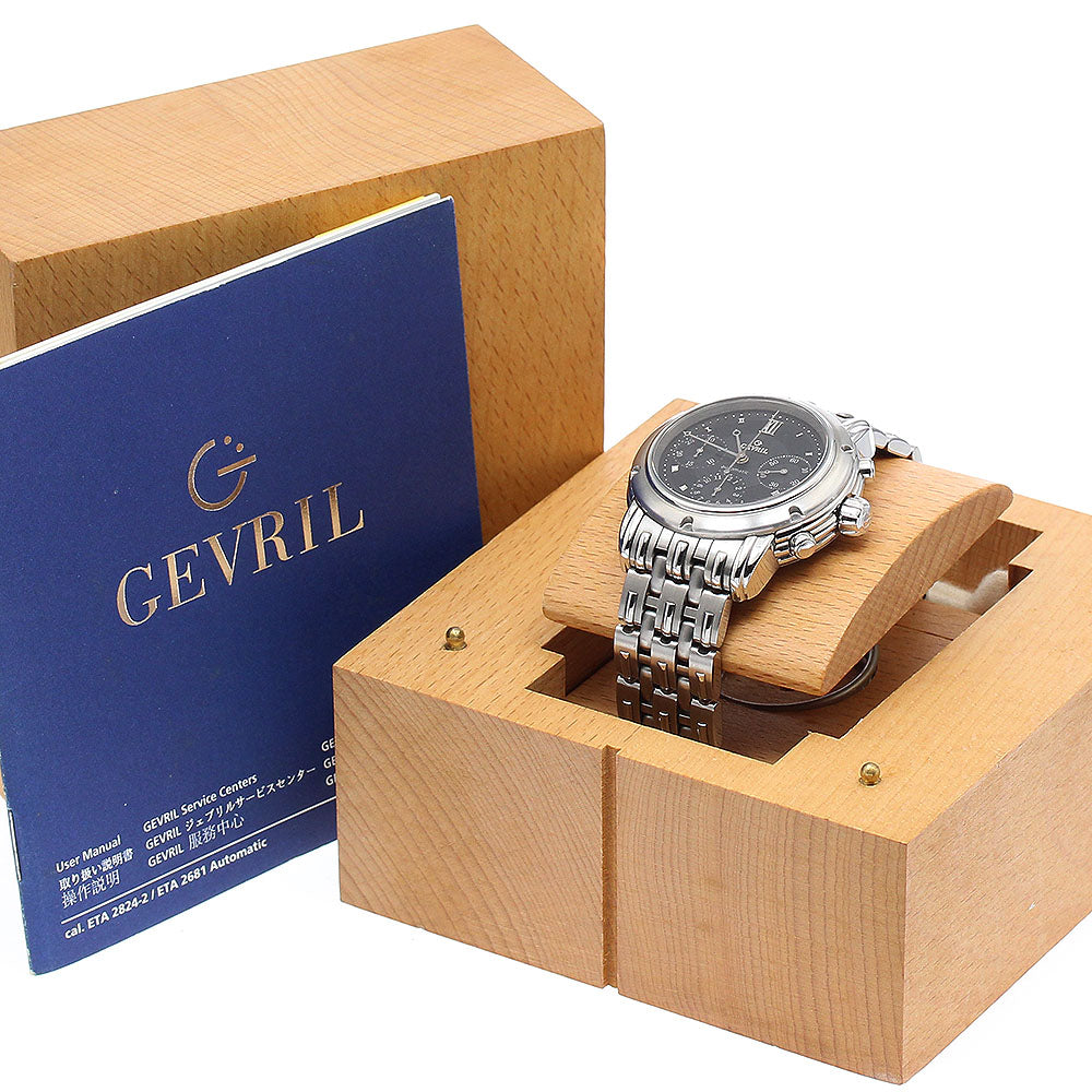 Gevril K0111 Greenwich Chronograph Automatic Men's Watch (with inner box and warranty)