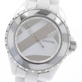 CHANEL H5582 J12 Untitled 38mm White Ceramic Automatic Men's Watch with Warranty Card