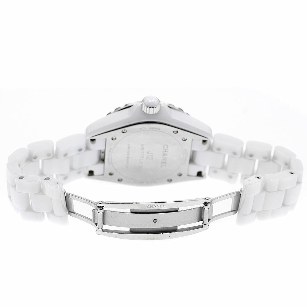 CHANEL H5582 J12 Untitled 38mm White Ceramic Automatic Men's Watch with Warranty Card
