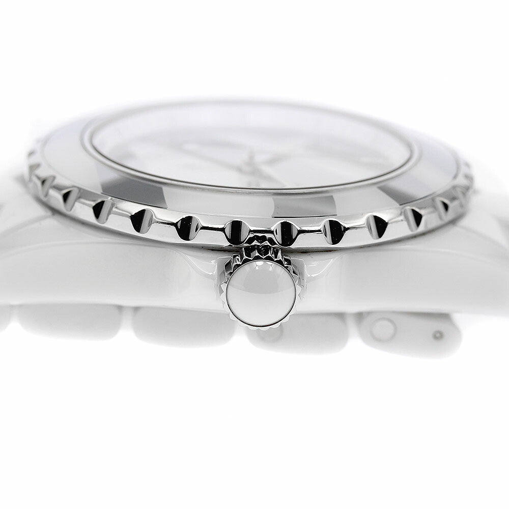 CHANEL H5582 J12 Untitled 38mm White Ceramic Automatic Men's Watch with Warranty Card