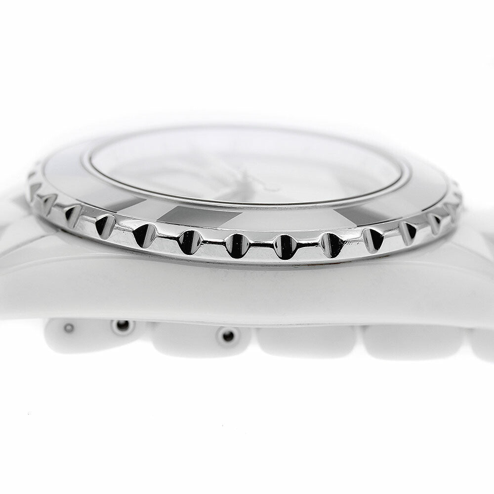 CHANEL H5582 J12 Untitled 38mm White Ceramic Automatic Men's Watch with Warranty Card