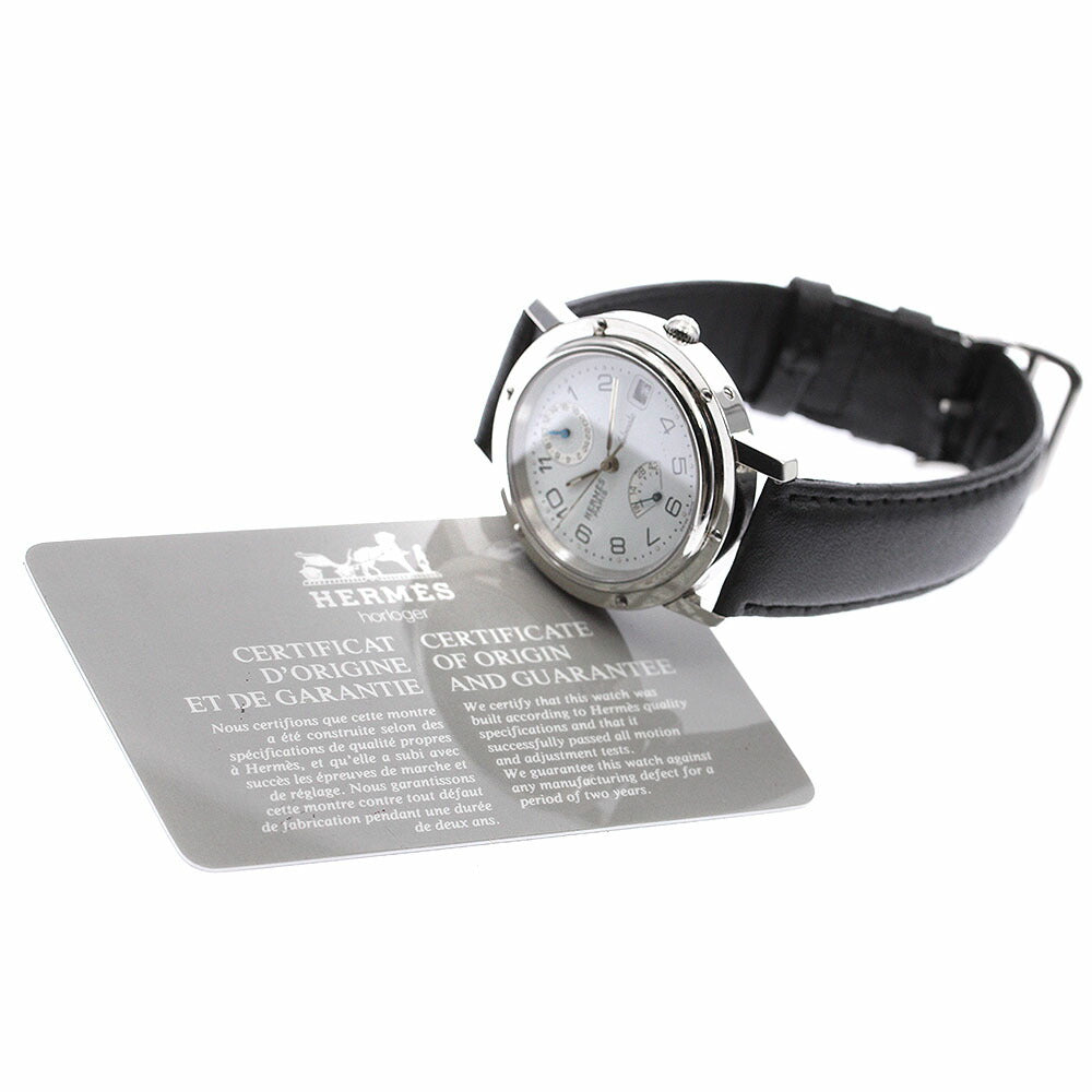 HERMES CL5.710 Clipper GMT Power Reserve Automatic Men's Watch with Warranty