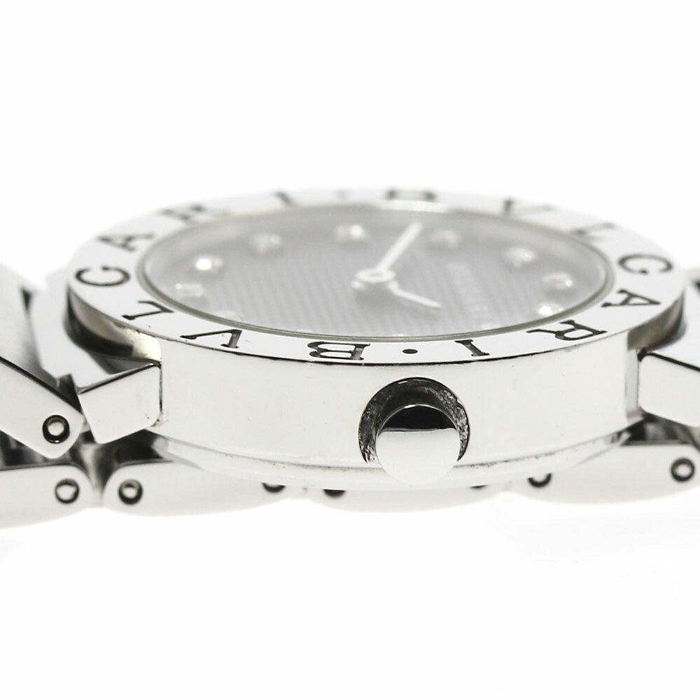 BVLGARI BBL26S Bulgari 12-Diamond Quartz Women's Watch with Box and Warranty Card
