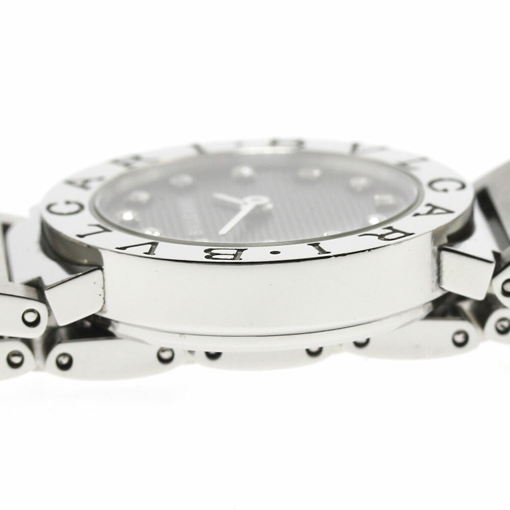BVLGARI BBL26S Bulgari 12-Diamond Quartz Women's Watch with Box and Warranty Card