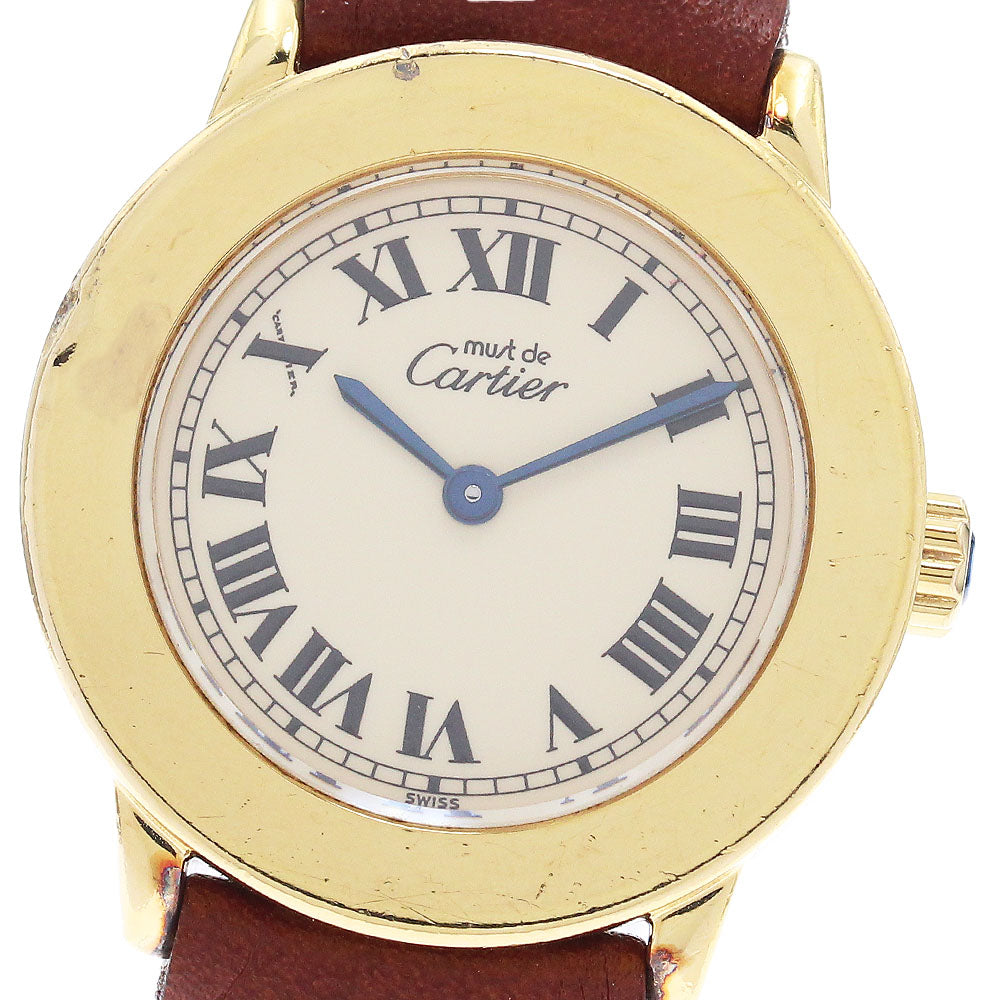 CARTIER W1008743 Must Ronde SM Quartz Ladies Watch