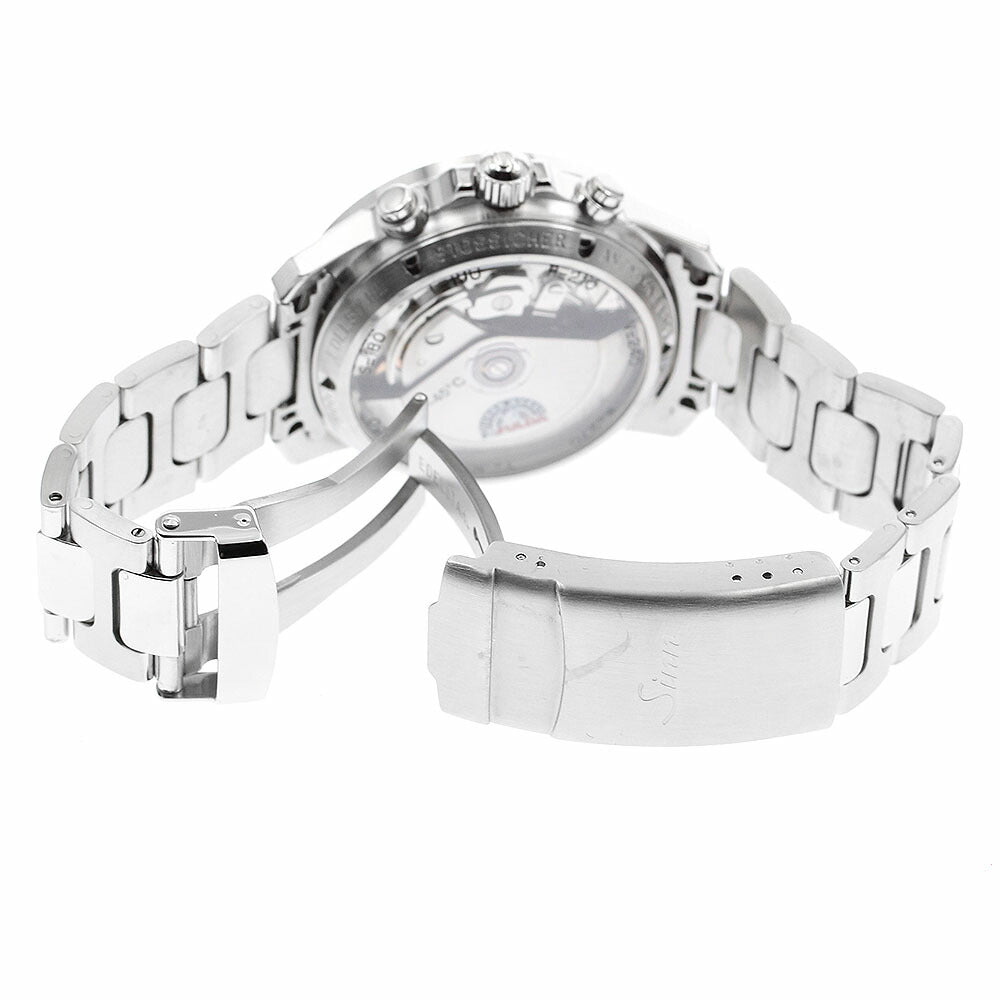 Sinn 303.KRISTALL Crystal Fulda Chronograph Day-Date Limited Edition of 1000 Pieces Worldwide Automatic Winding Men's Watch with Box and Warranty.