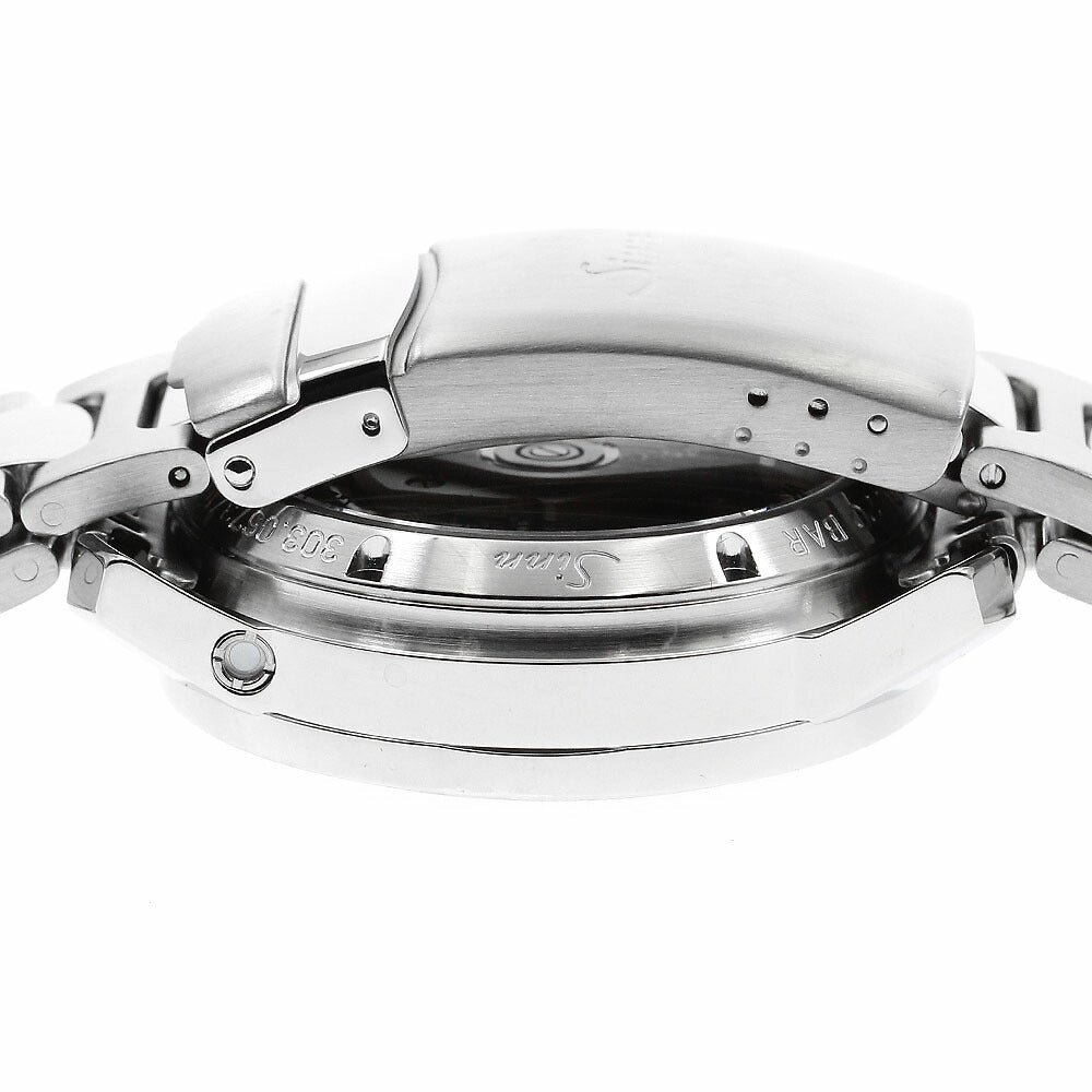 Sinn 303.KRISTALL Crystal Fulda Chronograph Day-Date Limited Edition of 1000 Pieces Worldwide Automatic Winding Men's Watch with Box and Warranty.