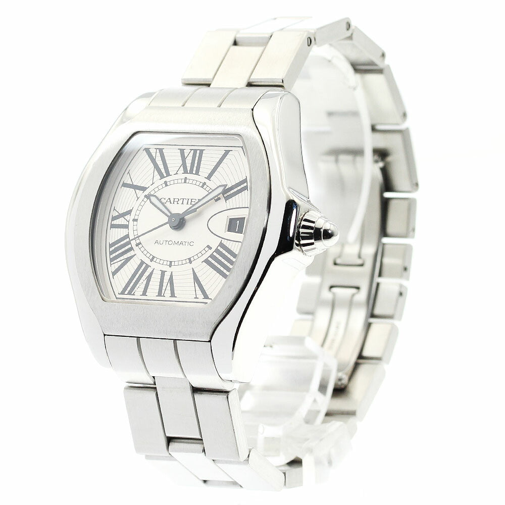 CARTIER W6206017 Roadster LM Date Automatic Men's Watch (Good Condition)