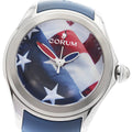 CORUM 403.101.04/0373US01 Big Bubble 52 Flag Automatic Men's Watch Excellent Condition with Box and Warranty Card