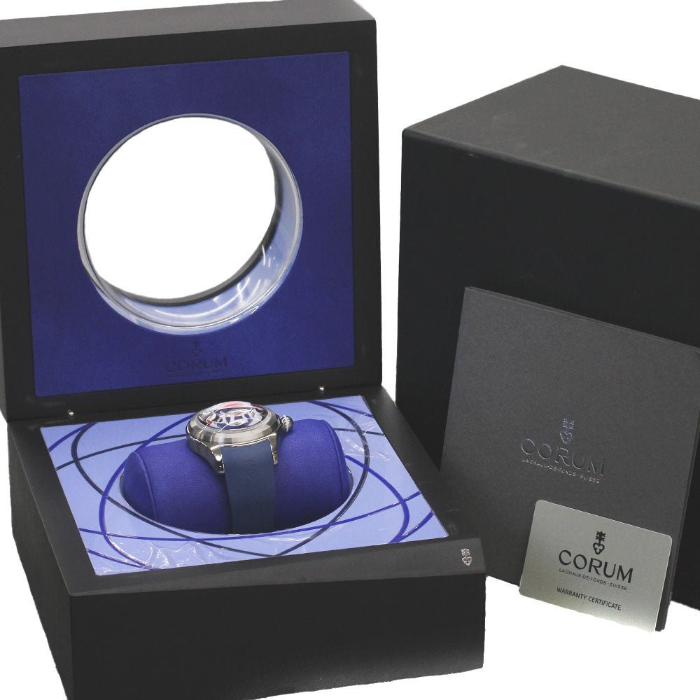 CORUM 403.101.04/0373US01 Big Bubble 52 Flag Automatic Men's Watch Excellent Condition with Box and Warranty Card